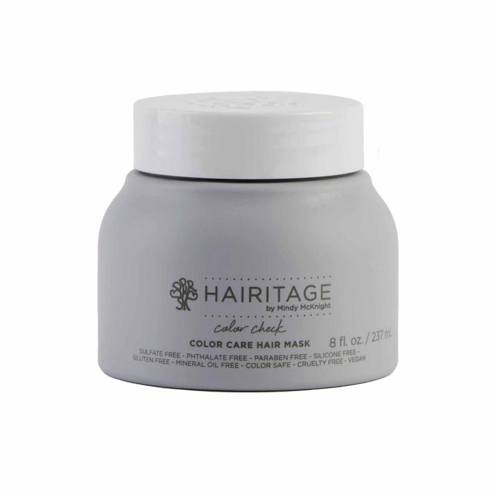 image:imageHairitage Color Check Color Care Hair Mask for ColorTreated Hair and Dry amp Damaged Hair  UV Protection  Strengthening Moisture Repair Hair Treatment  ColorSafe Hair Mask  8 fl oz