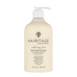 Hairitage Gentle Daily Hydrating and Moisturizing Shampoo For Dry Hair with Jojoba Oil + Aloe Vera – Ultra-Mild + Moisture-Rich – Improves Dry, Brittle Strands, 13 fl. oz.(Daily Shampoo 13oz)