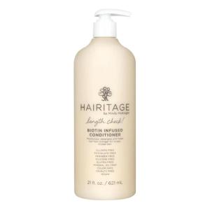 Hairitage Length Check Biotin Shampoo with Jamaican Black Castor Oil – Thickening + Volumizing – Sulfate Free + Color Safe + Vegan – Hydrating Repair Shampoo for Thinning Hair 21 Oz.(Conditioner)
