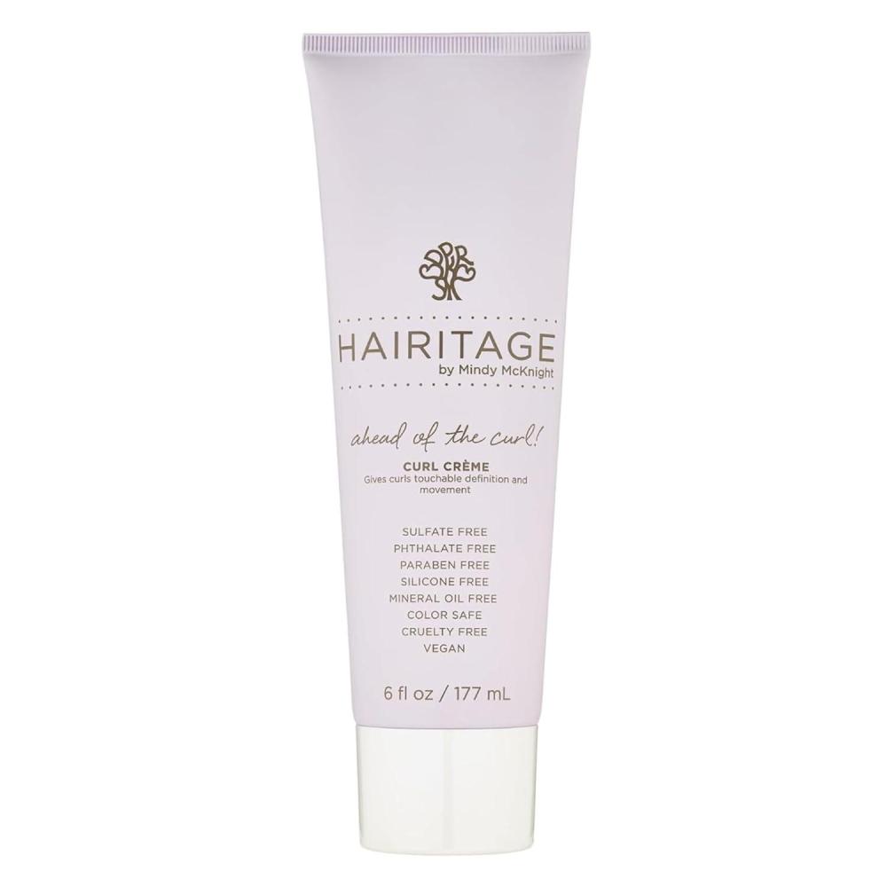 image:imageHairitage Hydrating Jojoba Oil Curl Cream for Curly Hair  Moisturizing Anti Frizz Styling Product for High Definition Curls for Women  Men  Bounce  Shine for Fine  Thick Hair  Color Safe  Vegan6 Fl Oz Pack of 1