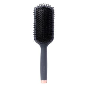 Hairitage Triple Threat All-Purpose Hair Detangling Brush for Natural & Synthetic Hair, Sensitive Scalps, Wigs, Weaves & Extensions, 1 PC, Grey